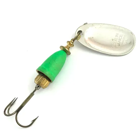 Blue Fox Super Vibrax 3 UV Spinnare, Silver/Grön, 8g, UV, #5927