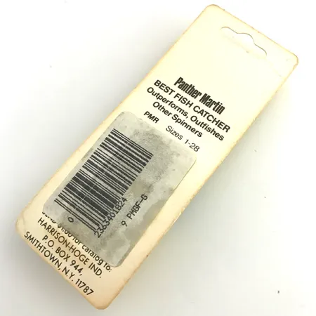 Panther Martin 9 Spinnare, Guld, 10,6g, Vintage, #9 PMGF-G