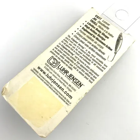 Luhr Jensen Crippled Herring Skeddrag, Vit/Grön UV Glow, 21g, #5921