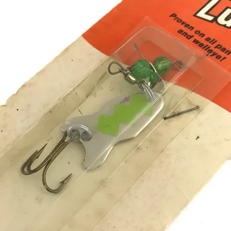 Brad’s FISHERMAN'S LUCK UV Skeddrag, Nickel/Grön, 7g, UV, #5925