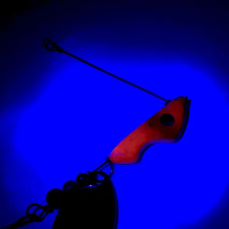 Erie Dearie Walleye Killer Spinnare, Nickel / Röd, 14g, UV, #5932