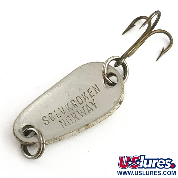 Sølvkroken Spesial Classic Skeddrag, Silver/Röd, 4g, Vintage, #5934