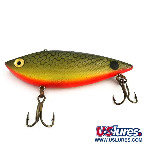 Cotton Cordell TH Spot UV Lipless Crankbait, Grön/Orange, 14g, UV, #5935