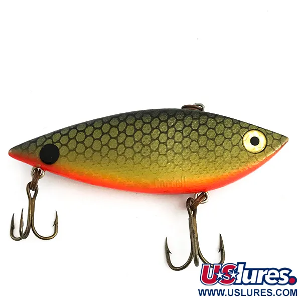 Cotton Cordell TH Spot UV Lipless Crankbait, Grön/Orange, 14g, UV, #5935