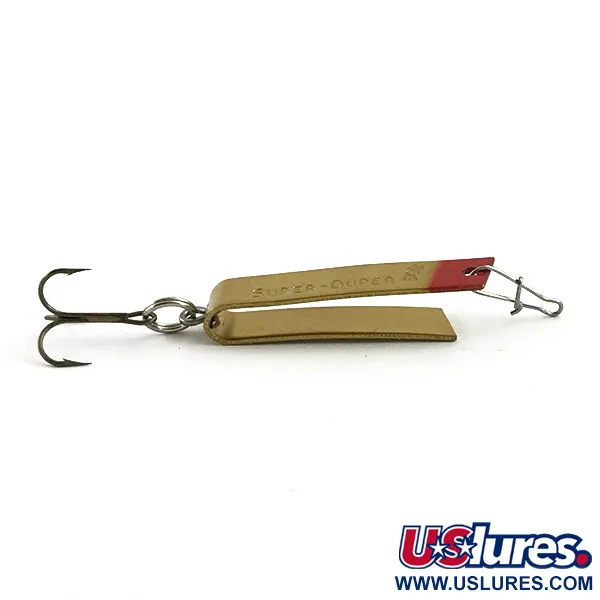 South Bend Super-Duper 502 Skeddrag, Guld/Röd, 2,5g, Klassiskt, #5952