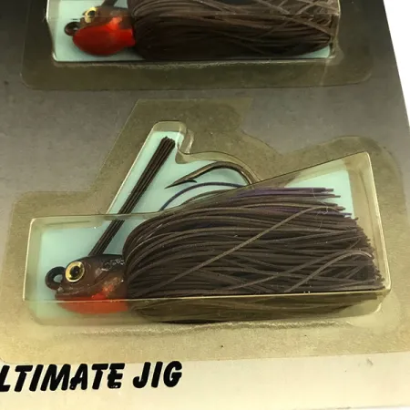 DUH Ultimate Weedless Jig UV Vasskyddad jig, Brun / Röd, 12g, UV, #6294
