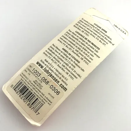 Luhr Jensen Krocodile Die #4 Skeddrag, Nickel/Blå, 17,7g, #1003-058-0306