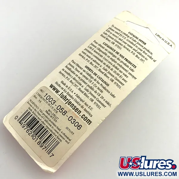 Luhr Jensen Krocodile Die #4 Skeddrag, Nickel/Blå, 17,7g, #1003-058-0306