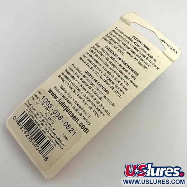 Luhr Jensen Krocodile Die #3 UV Skeddrag, Regnbåge, 10g, #5958