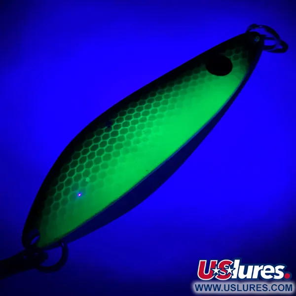 Red Eye Lures The Perfect Minnow UV Skeddrag, Grön/Svart, 14g, #5962