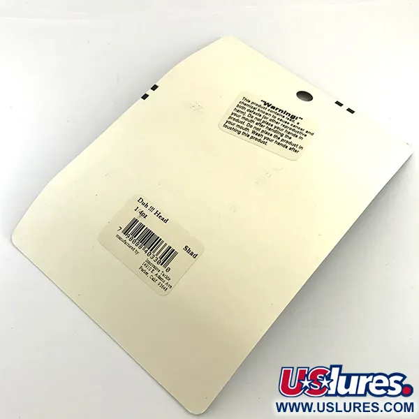 DUH!!! Head jig heads kit, Vit / Svart, 7g, Offsetkrok, #6295