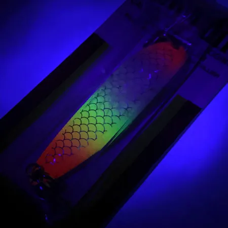 Luhr Jensen Krocodile Die #4 Skeddrag, Rainbow, 19g, #1003-058-0486