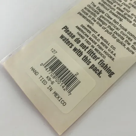 Eagle Claw Snelled Hooks 2 Tafskrokar, Brons, 6-pack, #5973