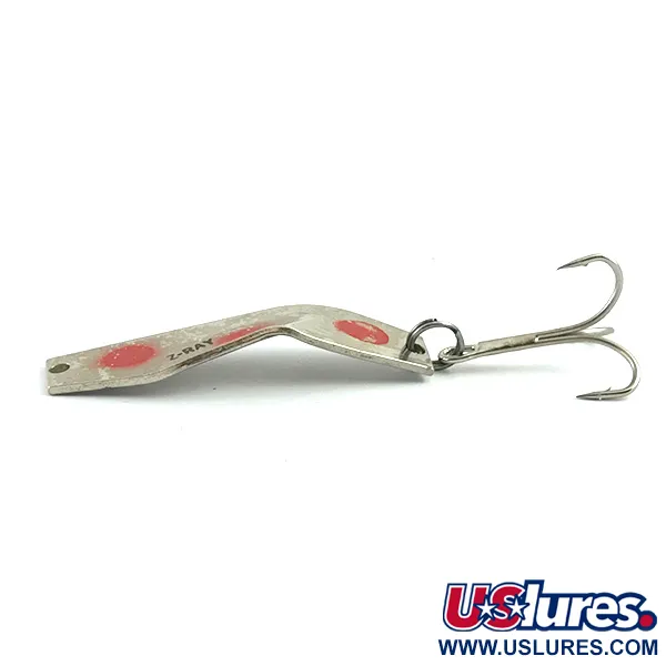 Z-RAY Lures Z-Ray Skeddrag, Nickel / Röd, 7g, Förnicklad, #5976