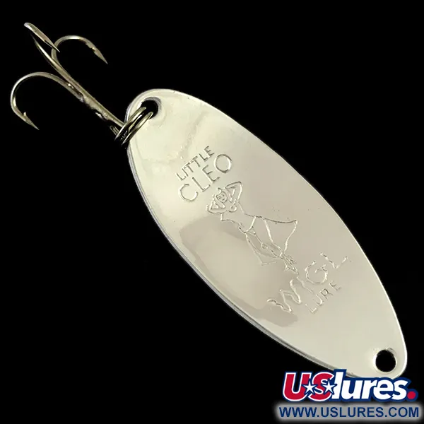 Little Cleo (Hula Girl) Glow Skeddrag, Vit / Orange, 18g, #5982