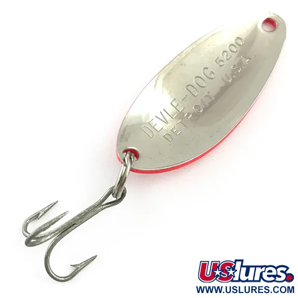 Eppinger Dardevle Devle Dog 5200 UV Skeddrag, Röd/Svart, 7g, #6028