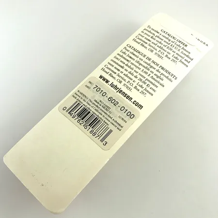 Luhr Jensen P.J.POP, Pearl / Red, 17g, Handgjord träpopper #7158