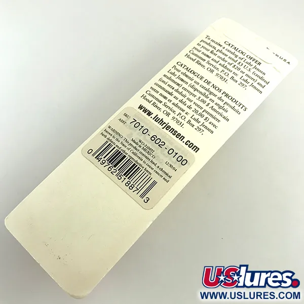 Luhr Jensen P.J.POP, Pearl / Red, 17g, Handgjord träpopper #7158