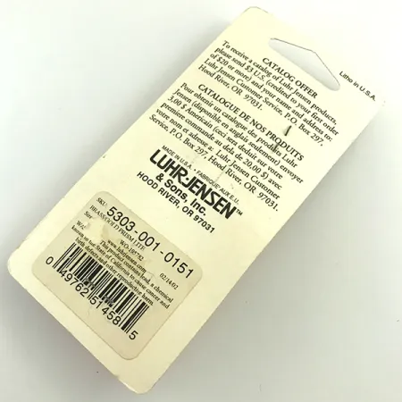 Luhr Jensen Loco 1 Skeddrag, Guld, 4g, Prism Lite, #6052