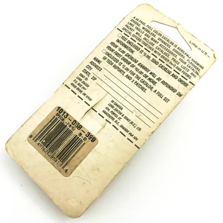 Krocodile Stubby Luhr Jensen Skeddrag, Red / Nickel, 18g, Vintage, #6053