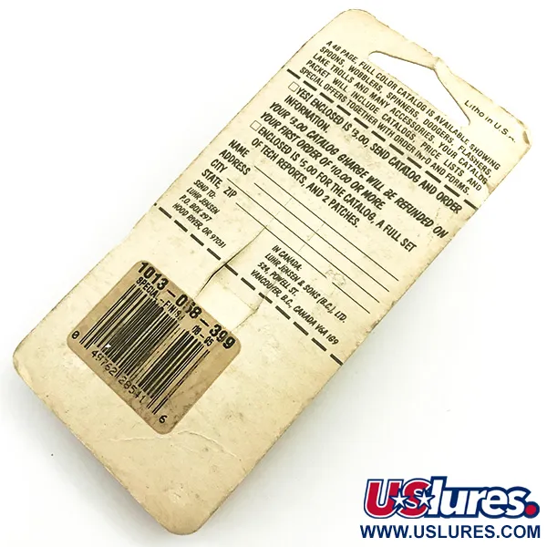 Krocodile Stubby Luhr Jensen Skeddrag, Red / Nickel, 18g, Vintage, #6053