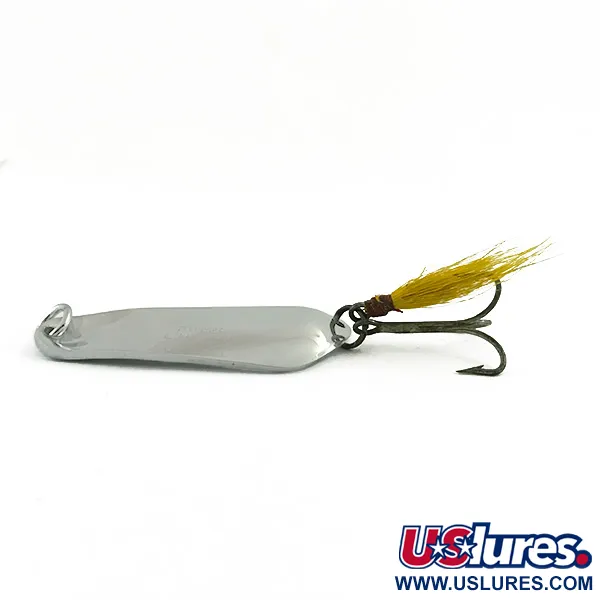 Pflueger Limper #4 Skeddrag, Nickel / Gul, 14g, Trekrok, #6060
