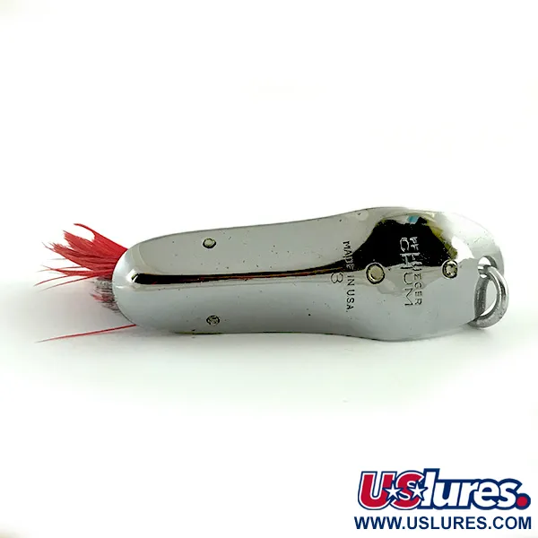 Pflueger Chum 3 Vassdrag, Nickel / Röd, 14g, vasskydd, #6062