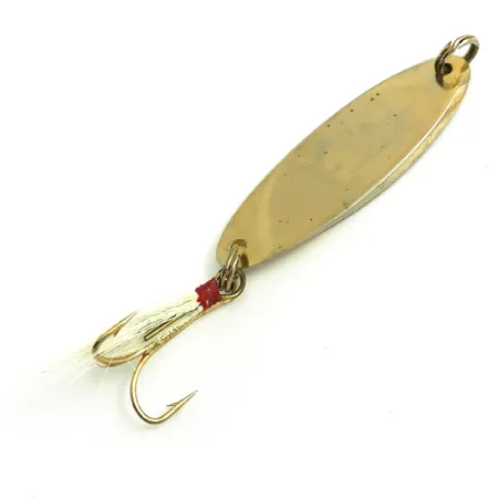 Weber MrChamp Skeddrag, Guld, 14g, Fjäderklädd Trekrok, #6068