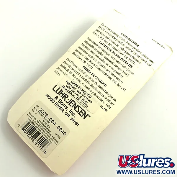 Luhr Jensen Tee Spoon Spinnare, Grön/Fluorgul, 14g, UV, #6069