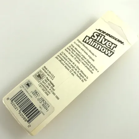 Johnson Weedless Silver Minnow Skeddrag, Fire Tiger/Nickel, 14g, #6308