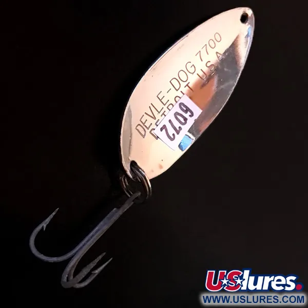 Eppinger Dardevle Devle Dog 7700 Skeddrag, Nickel/Blå, 14g, #6072