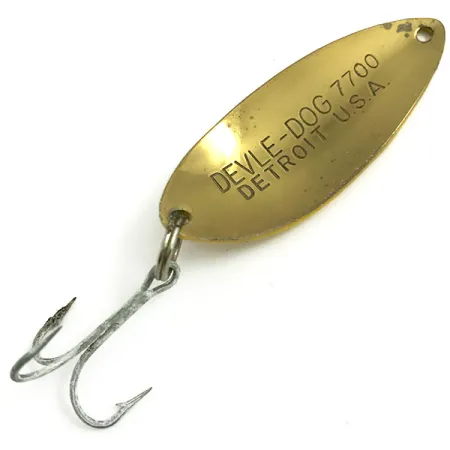 Dardevle Devle Dog 7700 Skeddrag, Five of Diamonds, 14g, Mässing, #6073