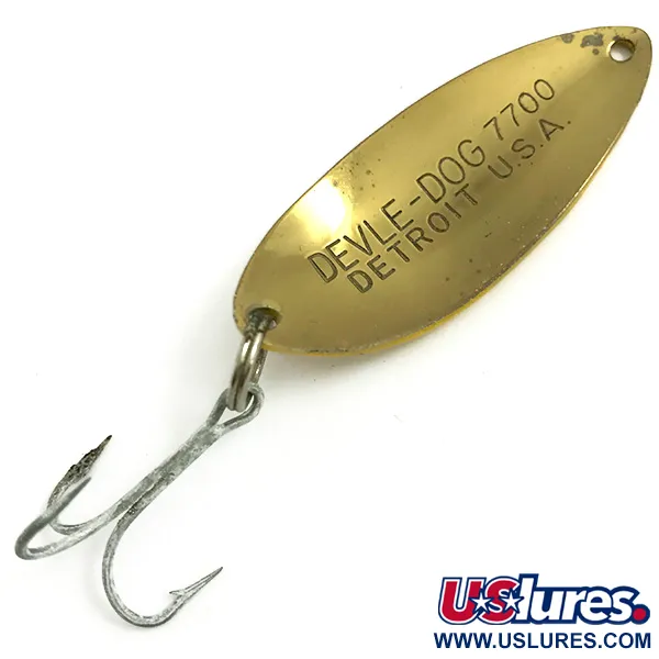 Dardevle Devle Dog 7700 Skeddrag, Five of Diamonds, 14g, Mässing, #6073