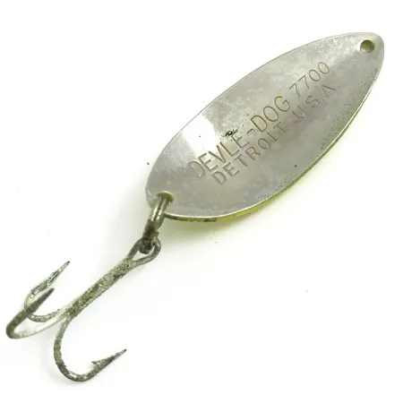 Dardevle Devle Dog 7700 UV Skeddrag, Gul/Röd, 14g, UV-färg, #6075