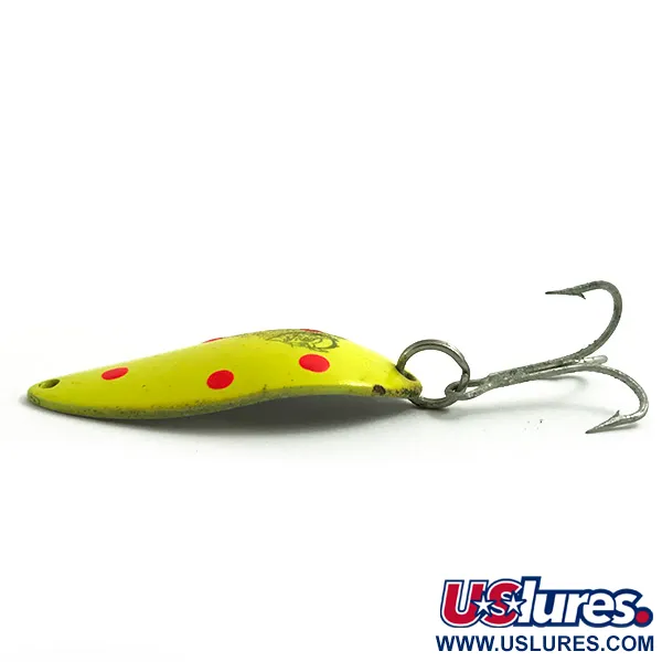 Dardevle Devle Dog 7700 UV Skeddrag, Gul/Röd, 14g, UV-färg, #6075