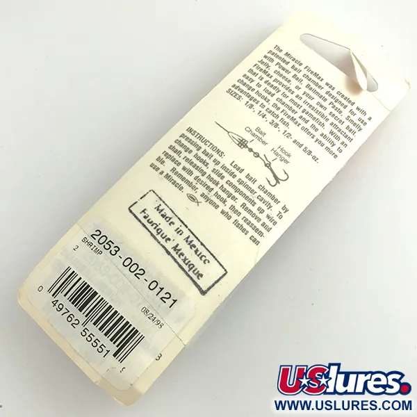 Luhr Jensen Fire Max Miracle 2 Spinnare, Mörkröd/Pärlvit, 7g, #6080