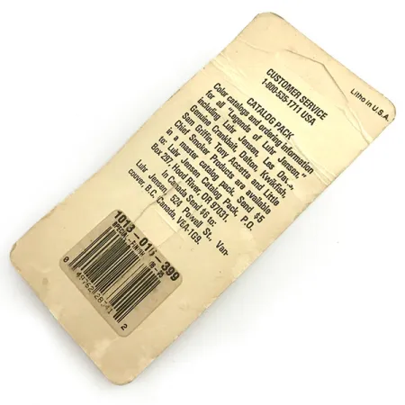 Luhr Jensen Krocodile Stubby UV Skeddrag, Nickel/Orange/UV, 5g, #6085