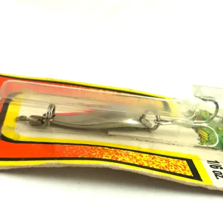 Luhr Jensen Krocodile Stubby UV Skeddrag, Nickel/Orange/UV, 5g, #6085