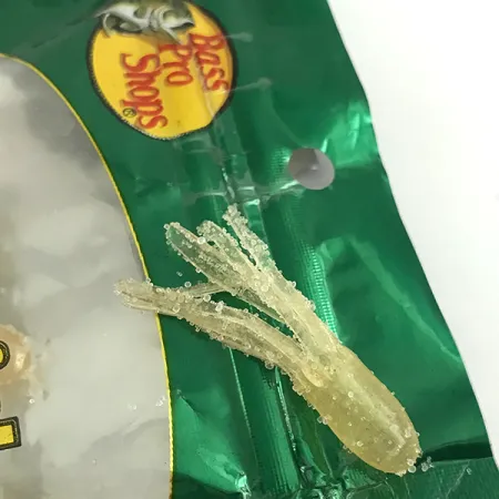 Bass Pro Shops Squermin' Squirts Tube, Vit Glow, 3.5cm, Glow, #6094