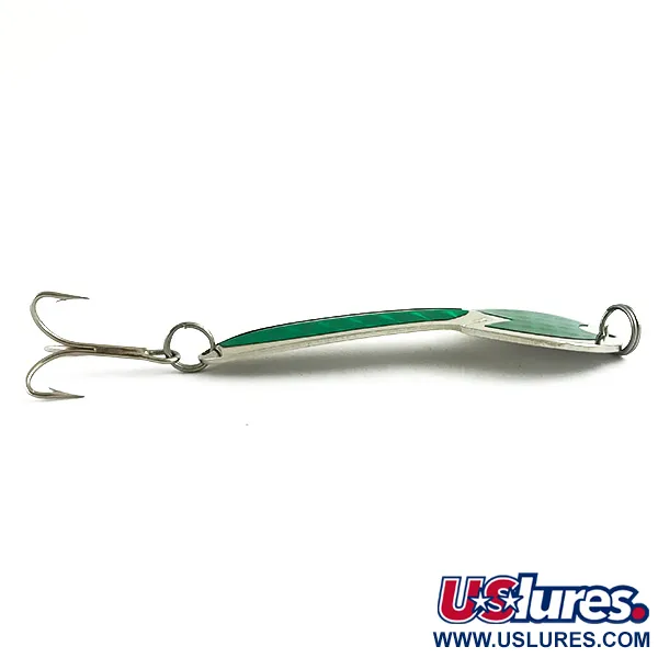 Glen Evans Loco 4 Skeddrag, Nickel / Grön, 23g, Vintage, #6110