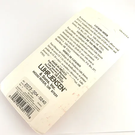 Luhr Jensen TEE Spoon UV Skeddrag, Grön/Fluo Gul, 14g, UV-lyster, #6128