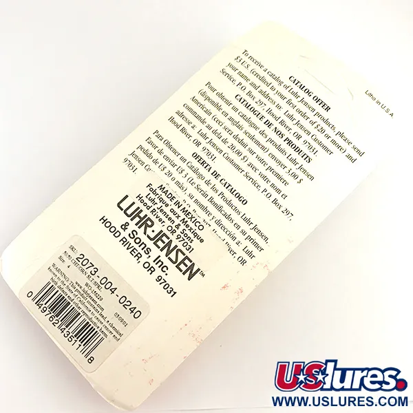 Luhr Jensen TEE Spoon UV Skeddrag, Grön/Fluo Gul, 14g, UV-lyster, #6128