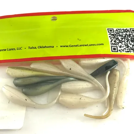 Bobby Garland Baby Shad Jigg, Vit/Grå/Grön, 5cm, UV, #6146