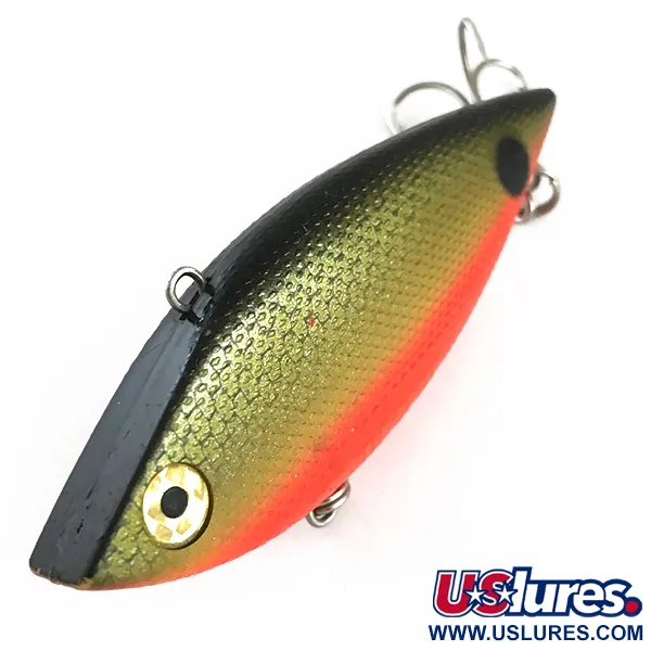 Cotton Cordell Lipless TH Vibrationsdrag, Grön/Orange, 14g, Guld, #6150