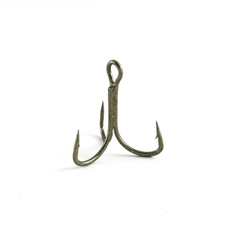 Gamakatsu Treble Hooks #6 Trekrokar, Brons, EWG, #6162