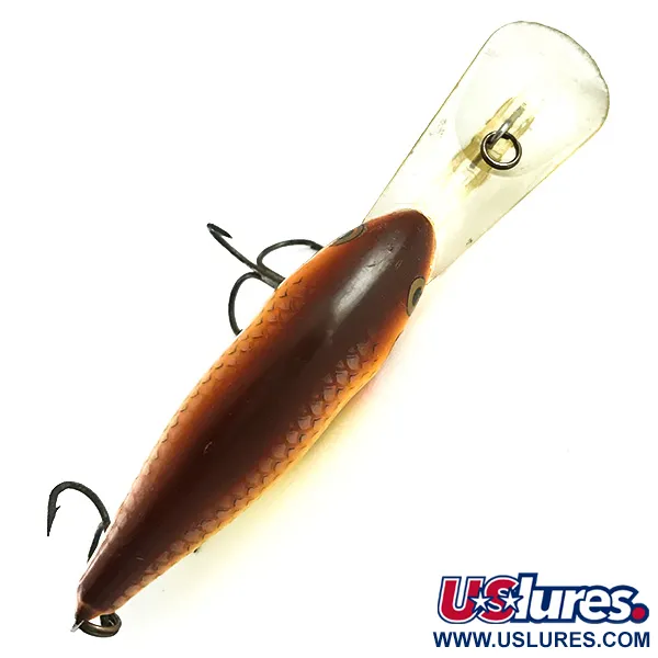 Rapala Risto Rap Wobbler, Yellow / Brown, 16g, Djupgående, #6163
