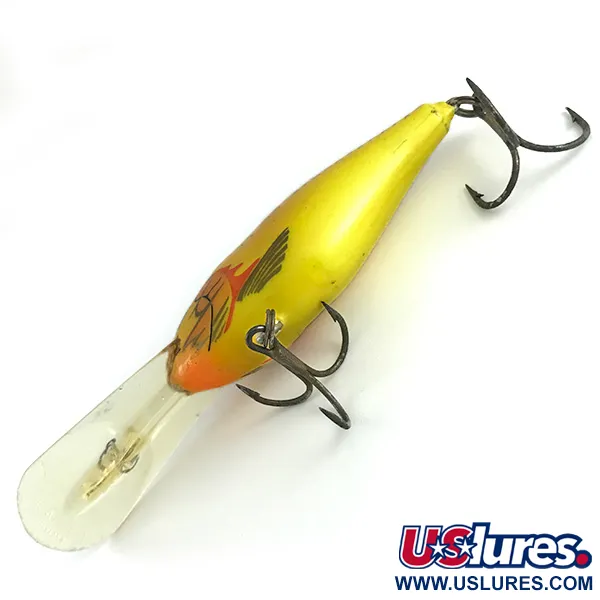 Rapala Risto Rap Wobbler, Yellow / Brown, 16g, Djupgående, #6163