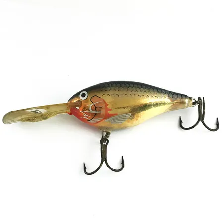 RAPALA RISTO RAP Wobbler, Guld/Svart, 16g, Djupgående, #6164