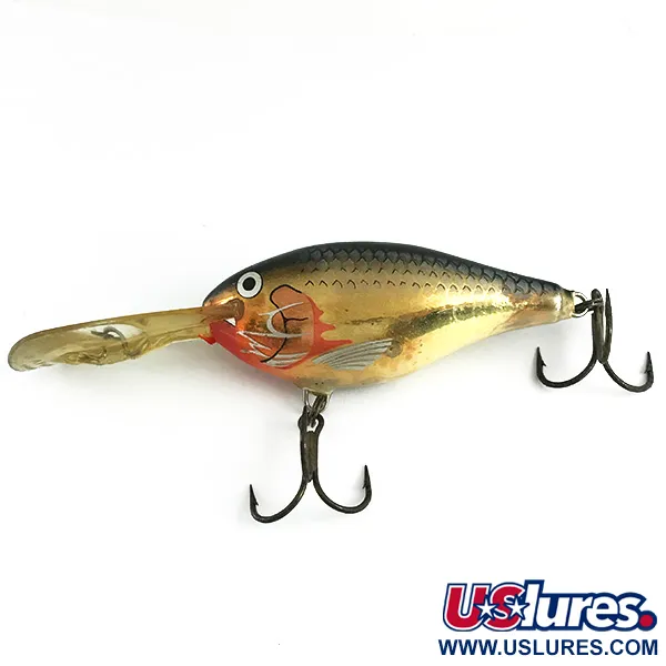 RAPALA RISTO RAP Wobbler, Guld/Svart, 16g, Djupgående, #6164