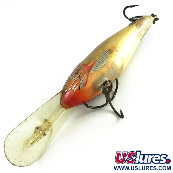 RAPALA RISTO RAP Wobbler, Guld/Svart, 16g, Djupgående, #6164